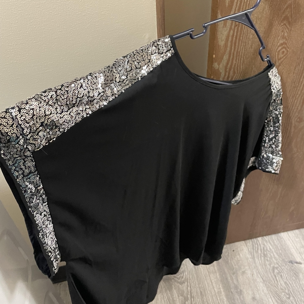 Sequin top shein curve